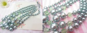 画像4: Beads Necklace&Earring Green