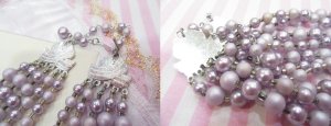 画像4: Beads Necklace&Earring Lavender