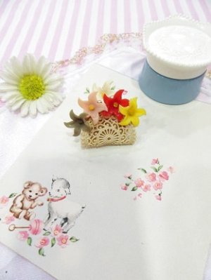 画像1: Flower&Lace Pins