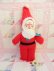 画像1: Rubber face Santa Blue Muffler (1)