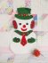 画像1: BIG Snowman Felt Magnet (1)