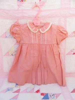 画像1: NANNETTE Cotton Dress Pink
