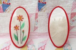 画像2: Flower Embroidery Zip Pouch