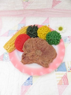 画像1: Play Food Steak Set