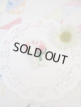 White Bunny Rose Pins
