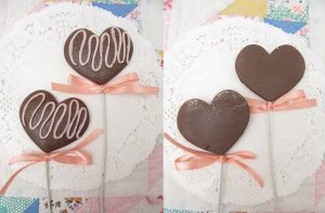 画像2: Heart Chocolate Pick Set