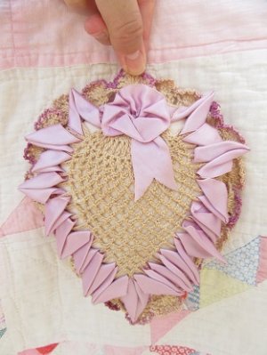 画像4: Heart Mini Cushion Lavender