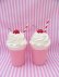 画像2: Milk Shake Plastic Cup Strawberry (2)