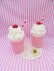 画像1: Milk Shake Plastic Cup Strawberry (1)
