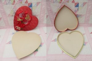 画像4: Cloth Flower Valentine Candy Box