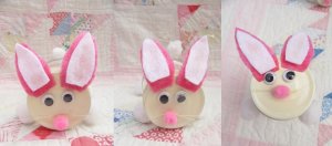 画像5: Hand Craft Bunny Jar B
