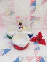 Snow Man ３Dip Bowl 