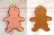 画像3: Clay Ginger Bread Ornament Pair (3)