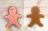 画像2: Clay Ginger Bread Ornament Pair (2)