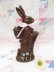 画像1: Chocolate Mold Bunny Figurine (1)
