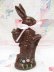 画像2: Chocolate Mold Bunny Figurine