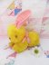 画像1: Yellow Bunny Pink bow (1)