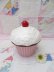 画像1: Cherry Top Cupcake Jar Pink (1)