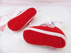 画像3: Baby Shoes Red Bunny