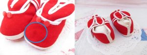 画像4: Baby Shoes Red Bunny
