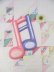 画像1: Children’s Musicnote Wall Decor (1)