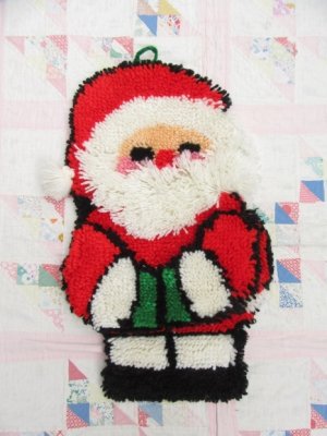 画像2: Latch Hook Santa