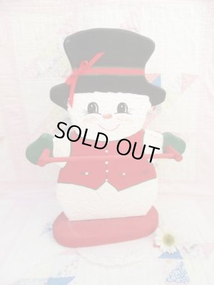 画像1: Snowman Mini Holder Stand