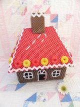 Cloth Ginger Bread House Box