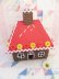 画像1: Cloth Ginger Bread House Box (1)