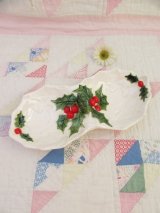 Lefton Holly Trinket Dish