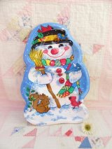 Plastic Party Tray Snowman