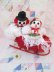 画像1: Snowman Pair Sleigh (1)