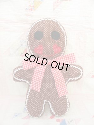 画像2: Cloth Doll Ginger Bread Man A