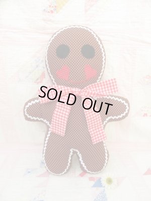 画像1: Cloth Doll Ginger Bread Man A