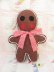 画像1: Cloth Doll Ginger Bread Man A (1)