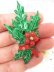 画像4: Christmas Holly Brooch (4)