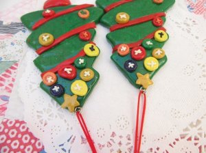 画像5: Button Tree Ornament