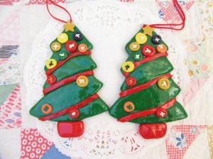 画像2: Button Tree Ornament