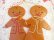 画像4: Plate Ginger Bread Pair Ornament