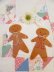 画像1: Plate Ginger Bread Pair Ornament (1)