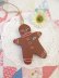 画像1: Wood Ginger Bread Ornament (1)