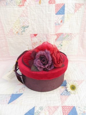 画像1: Victorian Hat Box Purple