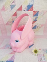 1995 Bunny Blow Mold Bucket Pink A