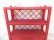 画像5: Wicker Wall Shelf ＋Towel Hangar Red