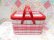 画像3: Metal Picnic Basket Check Red×White