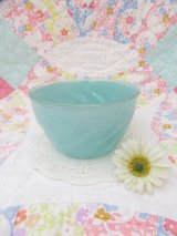 Sue Bee Honey Swirl Bowl Pink Blue