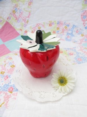 画像1: 50's Strawberry Jar