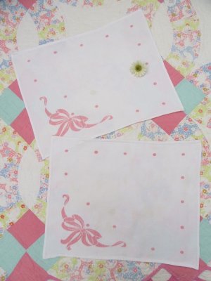 画像1: Dot&Bow Place Mat White