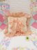 画像1: Peach Lace Mini Pillow (1)