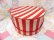 画像2: Red×White Stripe Hat Box